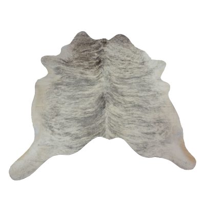 cowhide gray white flamed