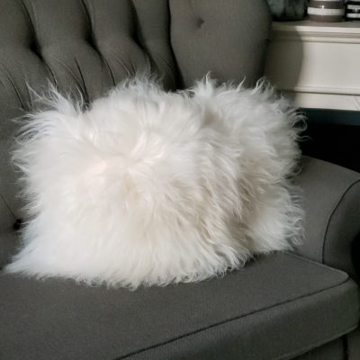 Long-haired pillow sheepskin Icelandic